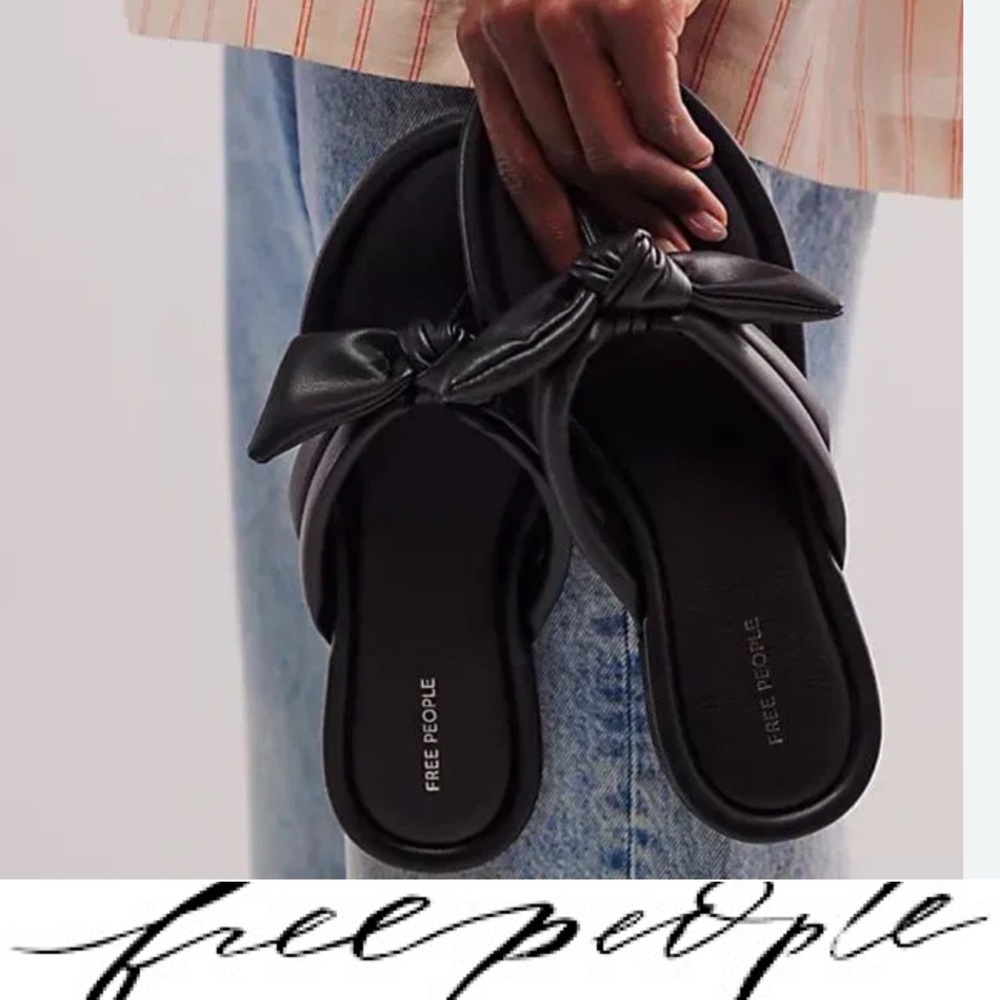Free People Brynn Bow Sandal❤️ NWOT